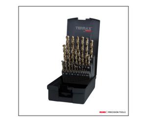 Ruko Jeux de forets HSS Cobalt 5%, taillés meulés en cassette ABS Quantité:1