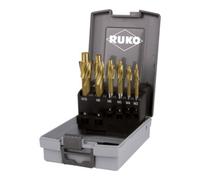 Ruko Jeux de fraises à lamer DIN 373 HSS-TiN à queue cylindrique à pilote fixe, en coffret plastique Quantité:1