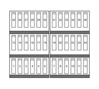 Ruko Module Forets pour marteaux perforateurs SDS-plus en Clip L.S. Quantité:1