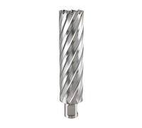 Ruko R1082025F Fraise à carotter en acier rapide avec tige Weldon 3/4", CBN, finition TiAlN, 25 mm de diamètre, 145 mm de longueur, R1082025F