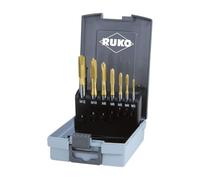 Ruko R245065RO Jeu de 7 tarauds pour machine HSS dans coffret plastique finition TiN
