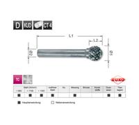 Ruko Ruko Fraises limes carbure, denture croisée Forme D sphérique Ø 12,0 mm Quantité:1