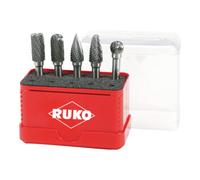 Ruko RUKO Jeu de fraises en carbure 5 pièces en mini-boîte Quantité:1