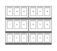 Ruko Ruko Module Lames de scies sauteuses largeur 66,0 cm en carton Quantité:1