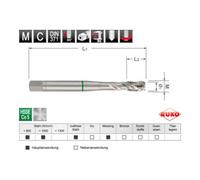 Ruko Taraud machine hélicoïdal DIN 371 HSS Co 5, M 6 Quantité:1