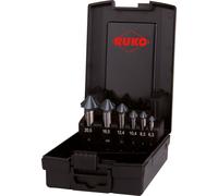 RUKO ULTIMATECUT Jeu de fraises coniques à lamer 4S HSSE-Co 5 DIN 335 90° - 6 pièces - 102890ERO