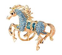 Rulbelok 2. Décorations festives en forme de cheval pour décorations d'arbre, adorables porte-clés pour les amateurs d'équitation et les propriétaires de chevaux, plus qu'un porte-clés, c'est un