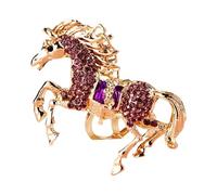 Rulbelok 2. Décorations festives en forme de cheval pour décorations d'arbre, adorables porte-clés pour les amateurs d'équitation et les propriétaires de chevaux, plus qu'un porte-clés, c'est un