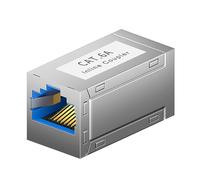 Rulbelok Coupleur Ethernet RJ45 blindé Cat6A Cat7 compatible 10 Gbit/s Connecteurs de câble réseau à vitesse rapide