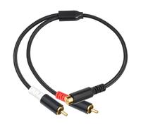 Rulbelok Séparateur de Fil en Y Solide, connecteur 1 Femelle à 2 mâles, séparateur en Aluminium pour et systèmes sonores, Lien Y