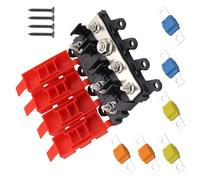 Rulbelok Support automobile 300 A pour camion, bateau, camping, applications de bloc, circuit unique, porte-fusibles automobiles