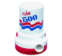 Rule 1500 GPH Non-Automatic Bilge Pump-24v Bomba Unisex-Adult, Multicolor, Standard