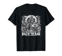 Rule by The Blade Le Trône Japonais Commande Samouraï T-Shirt