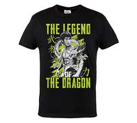 Rule Out Homme T-Shirt. Bruce Lee. The Legend of The Dragon. Karate. Noir Casual Wear (Taille XXLarge)