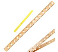 Rule Plantation - Règle de jardin, une entretoise de en bois pliable est étendue de 31,5x1,57 pouces | Fournitures de jardin en plein air, modèle de plantation avec