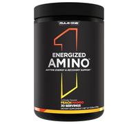 Rule1 R1 Energized Amino (30 Servings) Pêche Mangue - Acides aminés - Mélange d'acides aminés