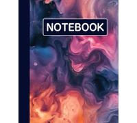 Ruled dotted line inlay Notebook for writing, for work, 7x9, notes in school, university, college, office, home. For student.: abstract artwork