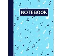 Ruled line inlay Notebook for writing, for work, 7x9, notes in school, university, college, office, home. For student.: note pattern