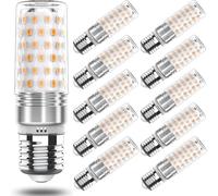 RuLEDne E27 LED Blanc Froid 7W, Ampoule Maïs 6000K, Vis Edison E27 Ampoule LED à Économie d'Énergie Remplace 70W Lampe à Incandescence, AC 175V-265V, 760LM (E27-4000k-10pcs)