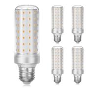 RuLEDne E27 LED Blanc Froid 7W, Ampoule Maïs 6000K, Vis Edison E27 Ampoule LED à Économie d'Énergie Remplace 70W Lampe à Incandescence, AC 175V-265V, 760LM (E27 9W 2700K)