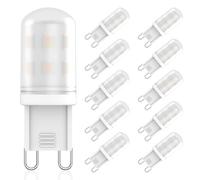 RuLEDne G9 LED Lampe 2W Ersatz Für Halogenlampe G9 28W 25W 20W, G9 LED Neutralweiß 4000K, AC 220V-240V, G9 LED Leuchtmittel, CRI 85+, Kein Flackern, 360 Grad Winkel, Nicht Dimmbar, 10er Pack