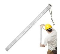 Ruler en acier inoxydable - Ruler de dessin de 21,6 pouces | Outil de mesure de précision, Rulers de dessin à bord droit forgé et effilé multi-fonctions pour l'ingénierie, le drafting, l'artisanat