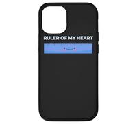 Ruler of My Heart Cute Kawaii Math Pun Géométrie Arithmétique Coque pour iPhone 12/12 Pro