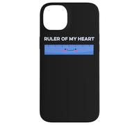 Ruler of My Heart Cute Kawaii Math Pun Géométrie Arithmétique Coque pour iPhone 14 Plus