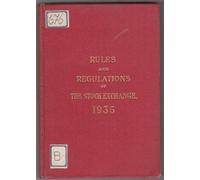 Rules and Regulations of the Stock Exchange.