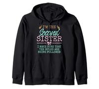 Rules are Followed The Second of 4 Sisters 5 Sisters Sibling Sweat à Capuche