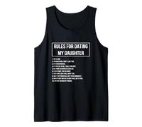 Rules for Dating My Daughter Novelty Graphic Cool Designs Débardeur