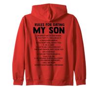Rules for Dating My Son Funny Mom Loves Her Son Mother's Day Sweat à Capuche