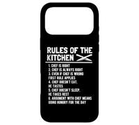 Rules of The Kitchen Funny Master Cook Chef Cooking Blague Coque pour iPhone 17 Pro Max