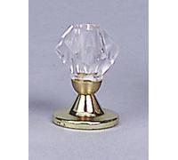 Rulke Rulke010448 Lampe de Table avec Base en Laiton et Cristal d'écran