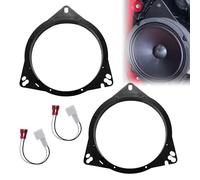 RULLINE Kit adaptateur de haut-parleur et faisceau de câblage de 16,5 cm compatible avec Toyota 4Runner/RAV4/Corolla & Scion 1998-2015 Porte avant/arrière 16,5 cm Installation de haut-parleurs de