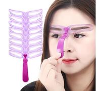 Ruluti 1pc Professionnel Sourcils Pochoirs Sourcils Toilettage Stencil Kit Brow Shaping Modèles Sourcils Carte Dessin DIY Outils De Maquillage