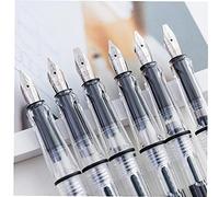 Ruluti Set de Stylo parallèle de Calligraphie 6pcs 0.7mm 1.1mm de 1,5 mm de 1,5 mm de 1,9 mm 2.9mm 2,9mm Stylo d'écriture pour la Lettre de caligraphie de la Lettre Gothique Papeterie
