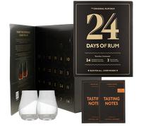 Rum Calendar 24 Days Of Rum Black Edition + 2 Verres 0.48 cl Rhum