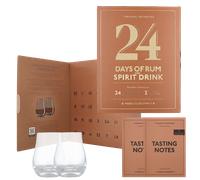 Rum Calendar 24 Days Of Rum Mocha Edition + 2 Verres 0.48 liter Rhum