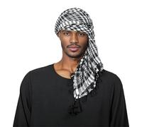 RUMAOZIA Foulard arabe pour homme - Hijab musulman - Écharpe musulmane - Moyen-Orient - Adulte - Protection solaire - Chapeau islamique avec franges - Voile du visage - Hijab - Écharpe Ramadan, Q