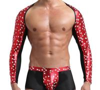 RUMAOZIA Gilet de discothèque sexy pour homme - Harnais en cuir réglable - Corset de bondage - Sangle de poitrine - Fétiche - Harnais érotique - Lingerie Rave - Harnais gay - Sous-vêtements sexy pour