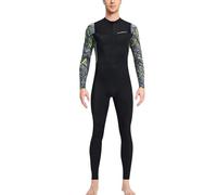 RUMAOZIA Maillot de bain une pièce pour homme - Manches longues - Protection solaire - Combinaison de surf en néoprène - Vêtement de plage - Combinaison de plongée respirante avec fermeture éclair à