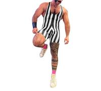 RUMAOZIA Maillot de corps de lutte pour homme - Coupe ajustée - Combinaison de sport - Une pièce - Sans manches - Active Wrestling - Maillot d'haltérophilie