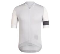 RUMAOZIA Maillot de cyclisme en jersey pour homme - Manches courtes - Fermeture éclair complète - Route - Vélo d'été - Haut de VTT - Respirant - Confortable - Doux - Vêtement de cyclisme, gris clair