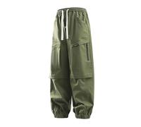 RUMAOZIA Pantalon cargo baggy pour homme - Pantalon de sport - Automne - Décontracté - Pantalon d'hiver - Hip Hop Y2K - Pantalon de jogging streetwear - Jambes larges - Pantalon de parachute -