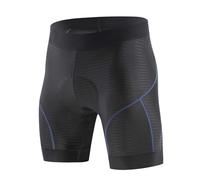 RUMAOZIA Short de cyclisme pour homme - Confortable - Respirant et à séchage rapide - Pour la salle de gym, le fitness, le VTT - Short court de jogging, bleu, S