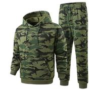 RUMAOZIA Y2K Survêtement pour homme en coton streatwear Survêtement pour homme Tenue de sport Loisirs Pantalon de jogging Ensemble complet Survêtement d'hiver, O Camouflage 1, XL