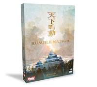 Rumble Nation Jeu de société - Jeu de stratégie de guerre tactique à lancer de dés à l'ère Sengoku, amusant pour les familles, les enfants et les adultes, à partir de 10 ans, 2 à 4 joueurs, 30 minutes