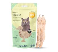 RumbleBox Friandises lyophilisées pour Chats - Blanc de Canard Entier 100%, Mono-protéine (1 ingrédient Naturel), sans céréales ni additifs, friandises saines pour Chats sensibles - 50 g