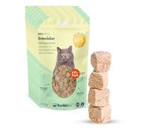 RumbleBox Friandises lyophilisées pour Chats - Pack XXL Foie de Canard 100%, Mono-protéine (1 ingrédient Naturel), sans céréales ni additifs, très appétentes & digestes - 6 × 50 g
